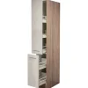 Flex-Well Exclusiv Küchenschränke<Apothekerhochschrank Orlando 30cm Kaschmir glanz-Sonoma Eic