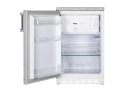 Flex-Well Exclusiv Büroküche Morena 210 cm Basaltgrau matt-San Remo Eiche hell< Single-Küchen|Kühlschränke