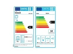 Flex-Well Exclusiv Küche 1601-005sWs Lund 210cm Lichtgrau glänzend -Rauchgrau< Einbauküchen