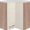 Flex-Well Exclusiv Küchen-Eck-Hängeschrank Orlando 60 cm x 60 cm Kaschmir Glanz< Küchenschränke