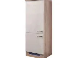 Flex-Well Exclusiv Küchenschränke<Küchen-Geräteumbauschrank Orlando 60 cm Kaschmir Glanz