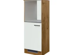 Flex-Well Exclusiv Küchen-Geräteumbauschrank Vintea 60cm Magnolie matt - O.< Küchenschränke|Kühlschränke