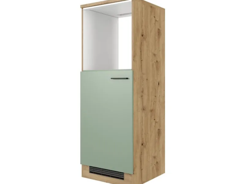 New Flex-Well Exclusiv Küchen-Geräteschrank Cara 60cm (H169cm) Schilfgrün-Artisan