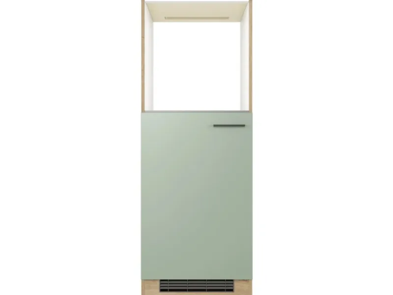 New Flex-Well Exclusiv Küchen-Geräteschrank Cara 60cm (H169cm) Schilfgrün-Artisan