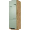 Discount Flex-Well Exclusiv Küchen-Geräteschrank Cara 60x200cm Schilfgrün matt-Artisan E.