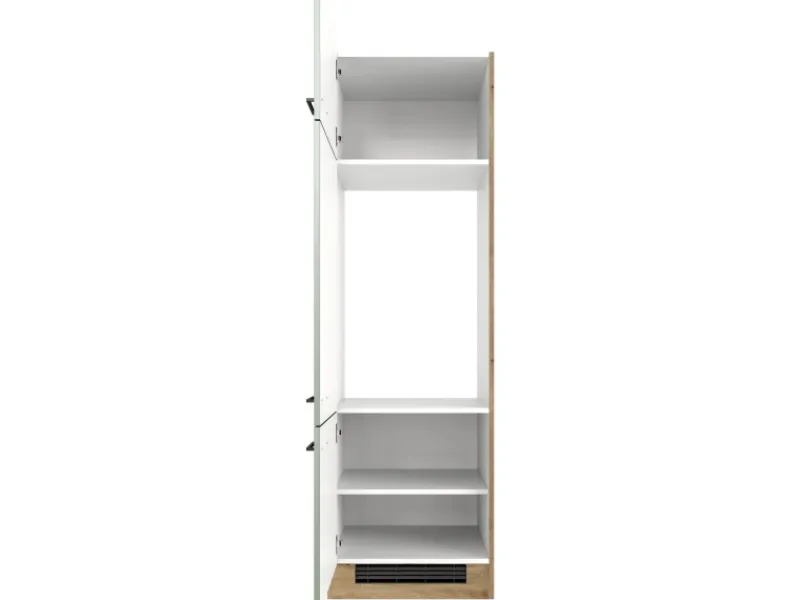 Discount Flex-Well Exclusiv Küchen-Geräteschrank Cara 60x200cm Schilfgrün matt-Artisan E.