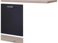 Flex-Well Exclusiv Küchenschränke<Küchen-Geschirrsp.-Paket vollintegriert Lara Anthra.-San Remo