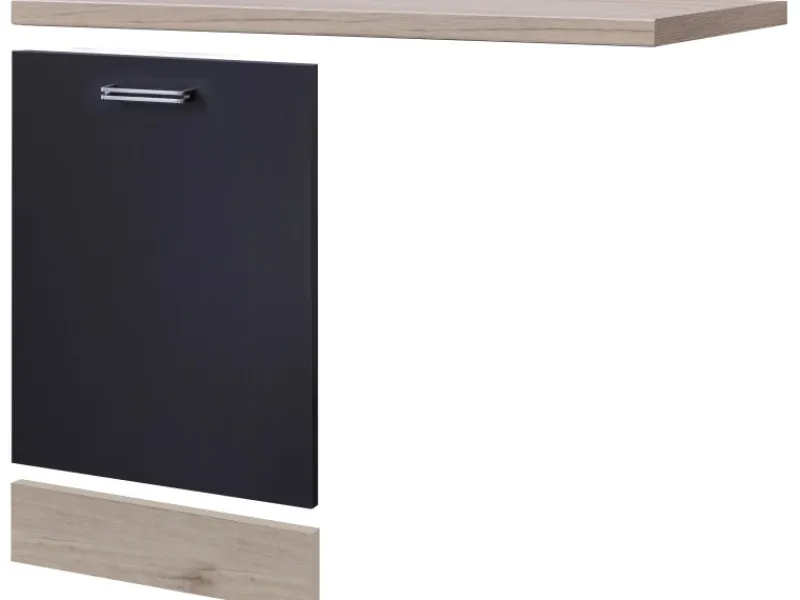 Flex-Well Exclusiv Küchenschränke<Küchen-Geschirrsp.-Paket vollintegriert Lara Anthra.-San Remo