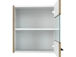 Online Flex-Well Exclusiv Küchen-Glas-Oberschrank Cara 50cmx55cm Artisan Eiche