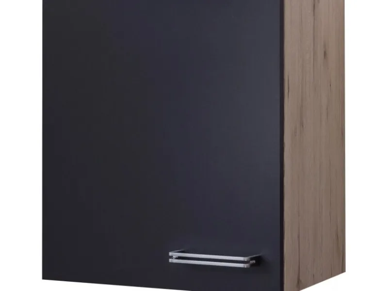 Discount Flex-Well Exclusiv Küchen-Hängeschrank Lara 50 cm -San Remo Eiche Anthrazit