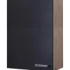 Flex-Well Exclusiv Küchen-Hängeschrank Lara 60x89cm Anthrazit-San Remo Eiche< Küchenschränke