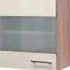 Hot Flex-Well Exclusiv Küchen-Hängeschrank Orlando 50x55cm Kaschmir Gl.-Sonoma Eich