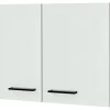 Flex-Well Exclusiv Küchen-Oberschrank Vintea 80 cm Magnolie matt - Lancelot Oak< Küchenschränke