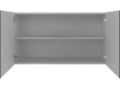 Flex-Well Exclusiv Küchenschränke<Küchen-Oberschrank Capri 100 cm Schwarz Matt-Endgrain Oak