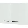 Clearance Flex-Well Exclusiv Küchen-Oberschrank Vintea 100 cm Magnolie matt - Lancelot Oak