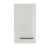 Flex-Well Exclusiv Küchenschränke<Küchen-Oberschrank Lund 30x55cm Lichtgrau glänzend-Rauchgrau