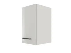Flex-Well Exclusiv Küchenschränke<Küchen-Oberschrank Lund 30x55cm Lichtgrau glänzend-Rauchgrau