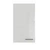 Online Flex-Well Exclusiv Küchen-Oberschrank Lund 50x89cm Lichtgrau glänzend-Rauchgrau