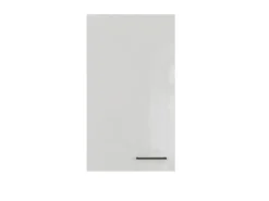 Online Flex-Well Exclusiv Küchen-Oberschrank Lund 50x89cm Lichtgrau glänzend-Rauchgrau