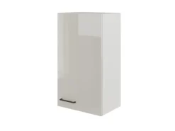 Online Flex-Well Exclusiv Küchen-Oberschrank Lund 50x89cm Lichtgrau glänzend-Rauchgrau