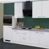 Flex-Well Exclusiv Kochfelder|Kühlschränke<Küchenzeile Joelina 270 cm Weiß