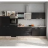 Flex-Well Exclusiv Kühlschränke|Kochfelder<Küchenzeile Lara 360 cm Anthrazit - San Remo Eiche