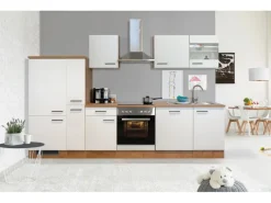 Online Flex-Well Exclusiv Küchenzeile Vintea 310 cm Magnolia-Lancelot Oak