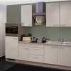 Outlet Flex-Well Exclusiv Küchenzeile Orlando 270 cm Kaschmir Glanz-Sonoma Eiche NB