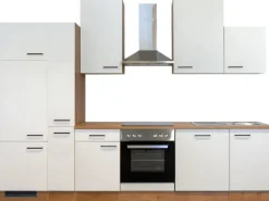 Flex-Well Exclusiv Kochfelder|Kühlschränke<Küchenzeile Vintea 310 cm Magnolia-Lancelot Oak