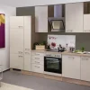 Hot Flex-Well Exclusiv Küchenzeile Orlando 310 cm Kaschmir Glanz-Sonoma Eiche