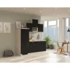 Hot Flex-Well Exclusiv Küchenzeile Lara 210 cm Anthrazit - San Remo Eiche