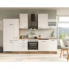 New Flex-Well Exclusiv Küchenzeile Vintea 310 cm Magnolia matt - Lancelot Oak