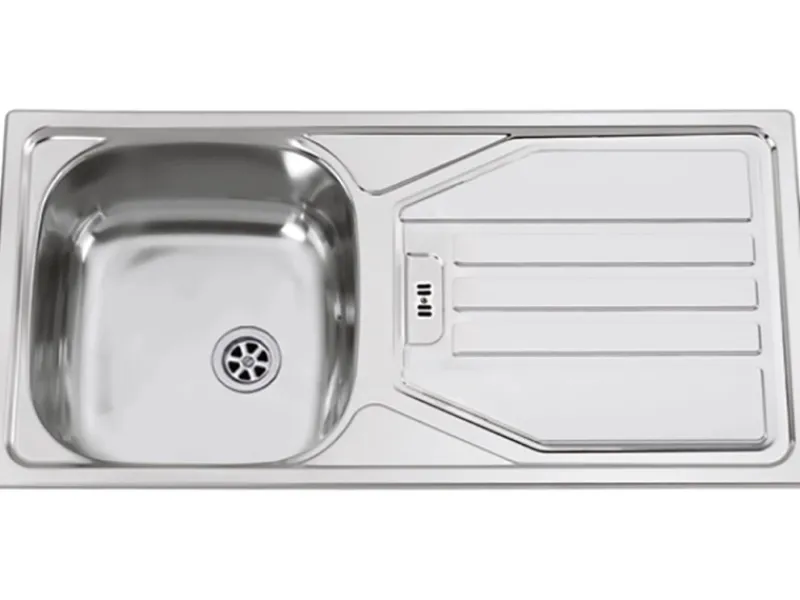 Flex-Well Exclusiv Einbauküchen<Küchenzeile 1701-016 Lund 220 cm Lichtgrau glänzend-Rauchgrau