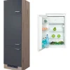 Hot Flex-Well Exclusiv Kühlschrank-Einbauschrank Morena mit Kühlschrank EEK: E