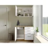 Flex-Well Exclusiv Miniküche Vintea 100 cm Magnolia matt - Lancelot Oak< Miniküchen|Kochfelder