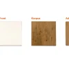 Flex-Well Exclusiv Einbauküchen<Musterpaket Küchenzeile Vintea Magnolia-Lancelot Oak NB