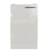 New Flex-Well Exclusiv Spülenschrank SPU 50 Lund 50cm Lichtgrau glänzend-Rauchgrau