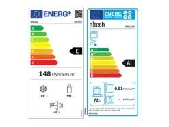 Flex-Well Küchengeräte-Set 5 mit Einbauherd und Einbaukühlschrank