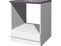 Clearance Flex-Well Classic Flex-Well Küchen-Herdumbauschrank mit Arbeitsplatte Lucca 60 cm