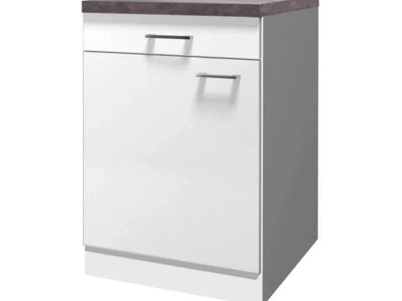 Best Flex-Well Classic Flex-Well Küchen-Unterschrank mit Arbeitsplatte Lucca 60 cm