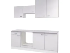Flex-Well Classic Einbauküchen|Kühlschränke<Flex-Well Küchenzeile 210 cm ohne E-Geräte Wito Weiß