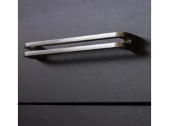 Best Flex-Well Exclusiv Flex-Well Küchenzeile Lara 270 cm Anthrazit San Remo Eiche hell