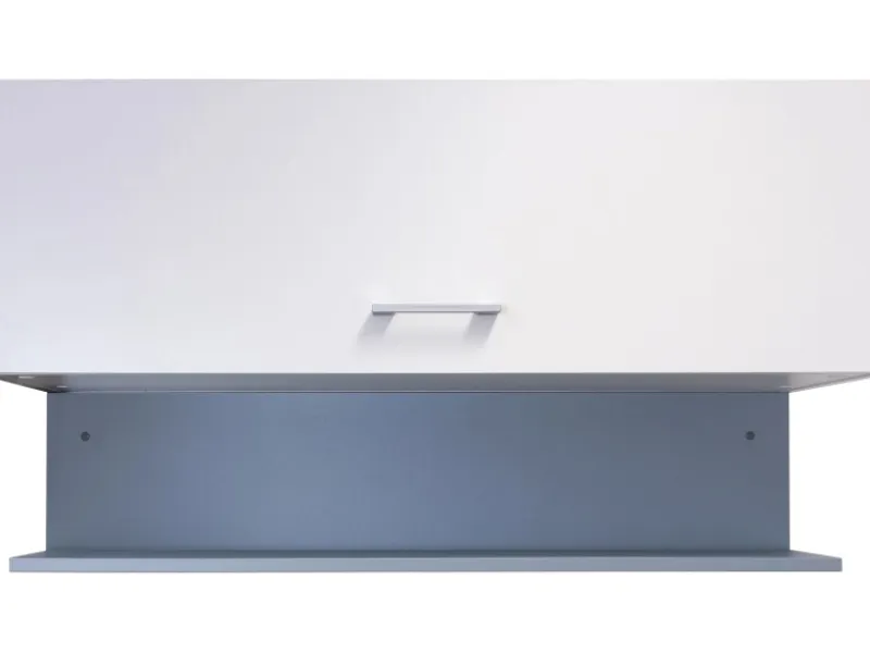 Flex-Well Classic Flex-Well Küchenzeile Lucca 270 cm Weiß mit Kopffreihaube inkl. Wandregal< Einbauküchen|Kühlschränke