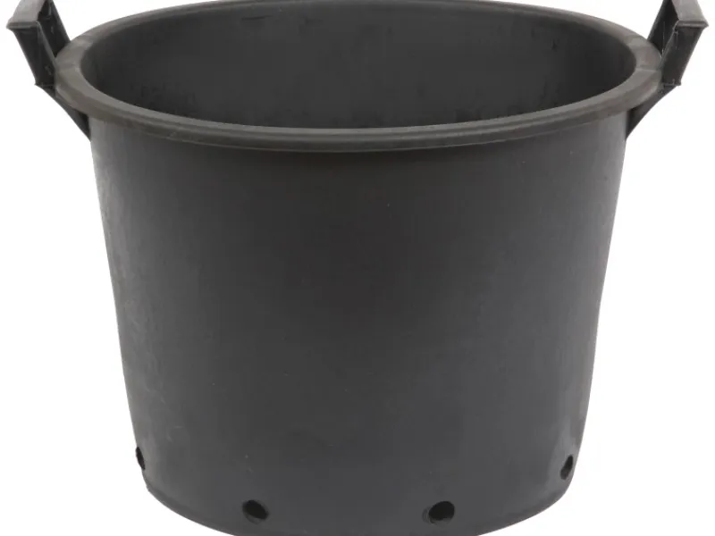 Floraworld Pflanzcontainer Comfort 45 Liter Ø 50 cm Schwarz< Töpfe