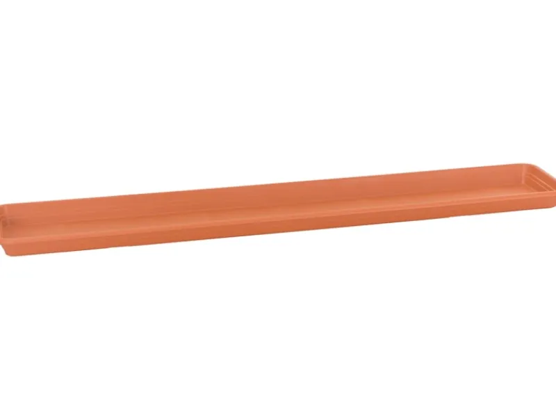 Clearance Florus Pflanzkasten-Untersetzer Standard 80 cm Terrakotta
