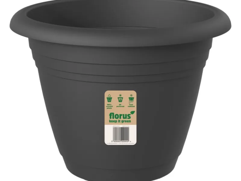 New Florus Pflanztopf Mediterran Campana Fiore Alessia Ø 39 cm Anthrazit