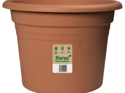 Florus Töpfe<Pflanztopf Mediterran Cilindro Ø 25 cm Terra