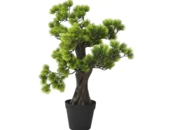furnicato Töpfe<Künstlicher Bonsai Pinus mit Topf 60 cm Grün
