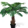 furnicato Naturgetreue Künstliche Cycus-Palme mit Topf 80 cm< Töpfe