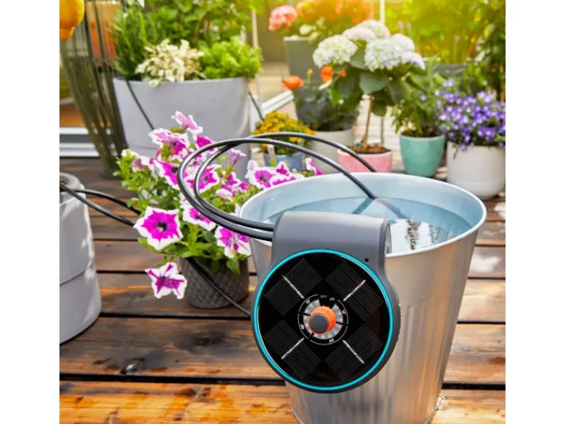 Gardena Solar-Bewässerung Aqua Bloom Set< Töpfe